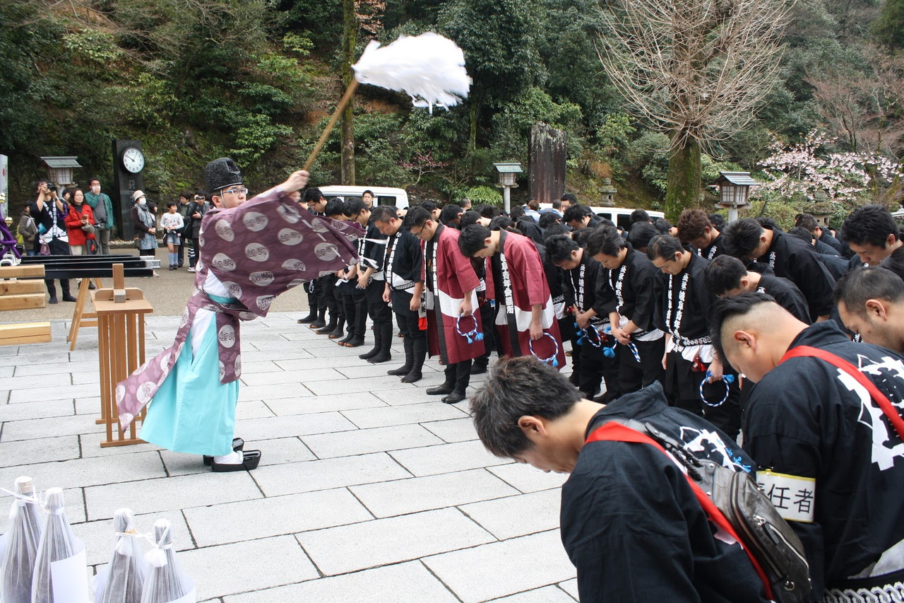 伊奈波神社にて