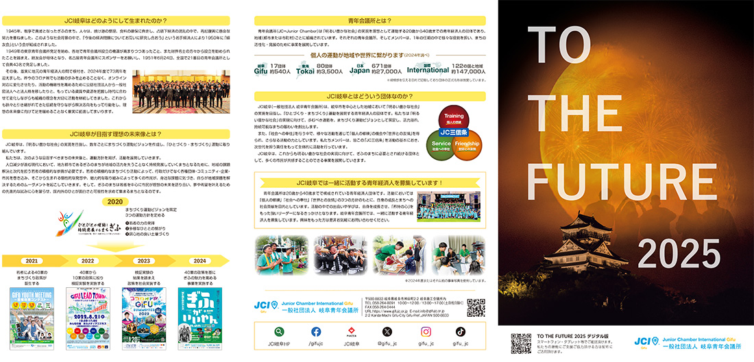 TO THE FUTURE 表紙・裏表紙紙面